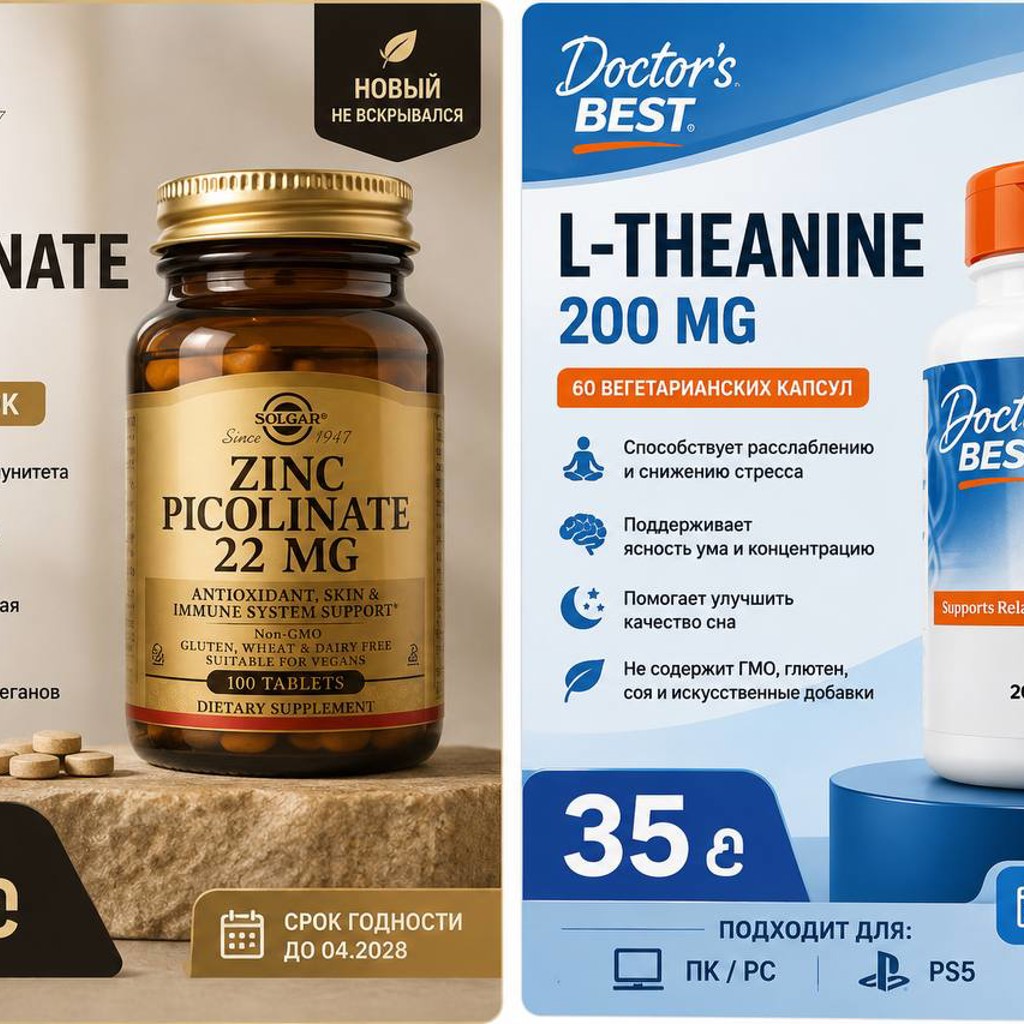 Doctor’s Best L-Theanine 200 mg