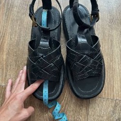 Сандали кожаные Massimo Dutti - фото 5