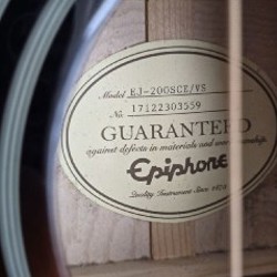 Электроакустическая гитара Epiphone EJ-200SCE - фото 3