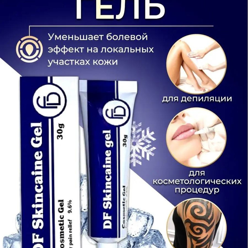 Охлаждающий, обезболивающий крем/гель