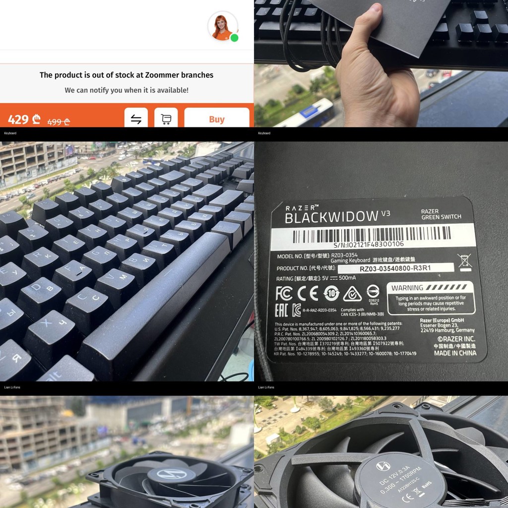 Razer BlackWidow V3 (Green Switch)
