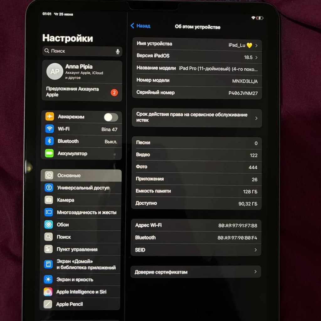 Apple iPad Pro 11 2022 4th Gen