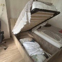 Односпальная кровать с подъемным механизмом - фото 2