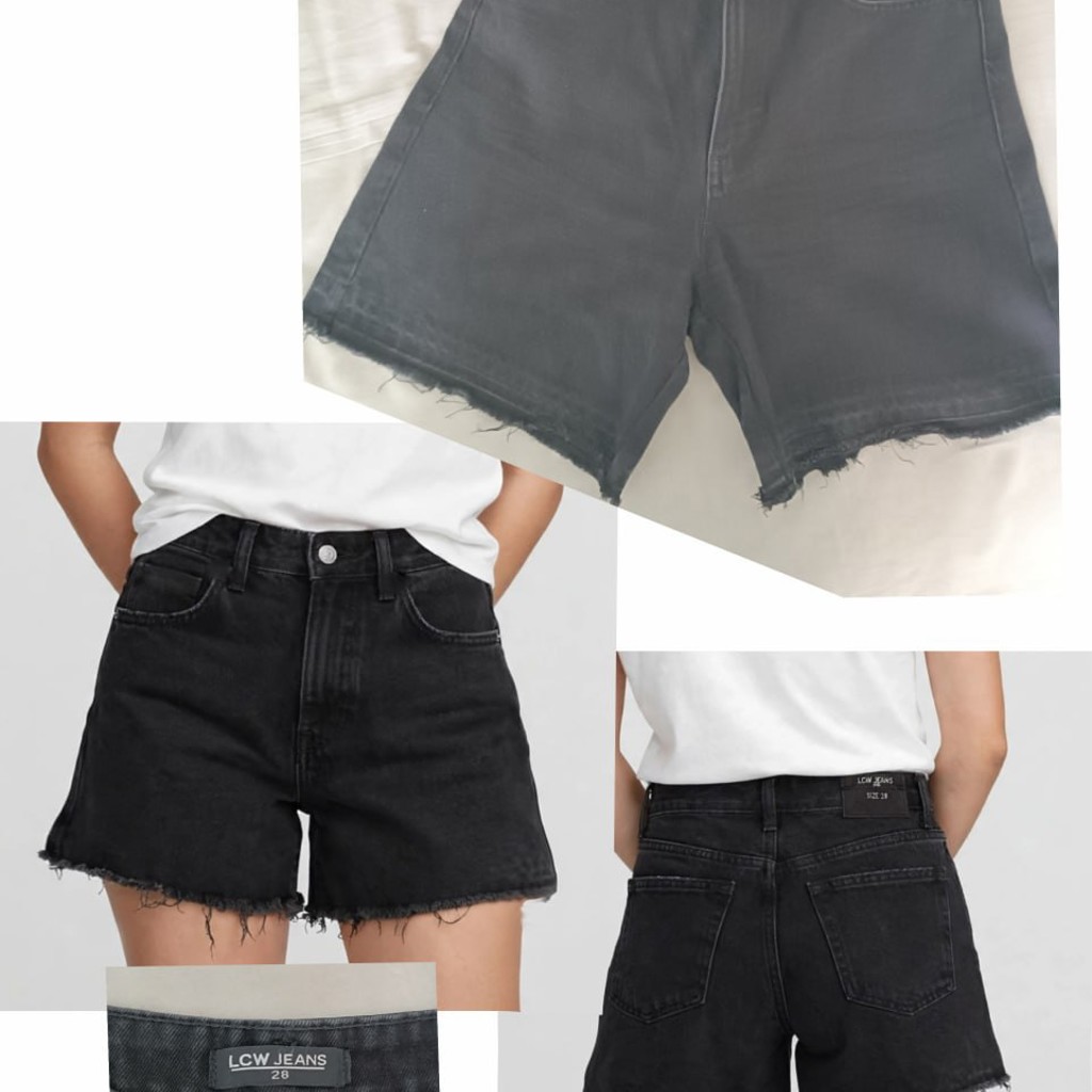 Чёрные джинсовые шорты LCW JEANS