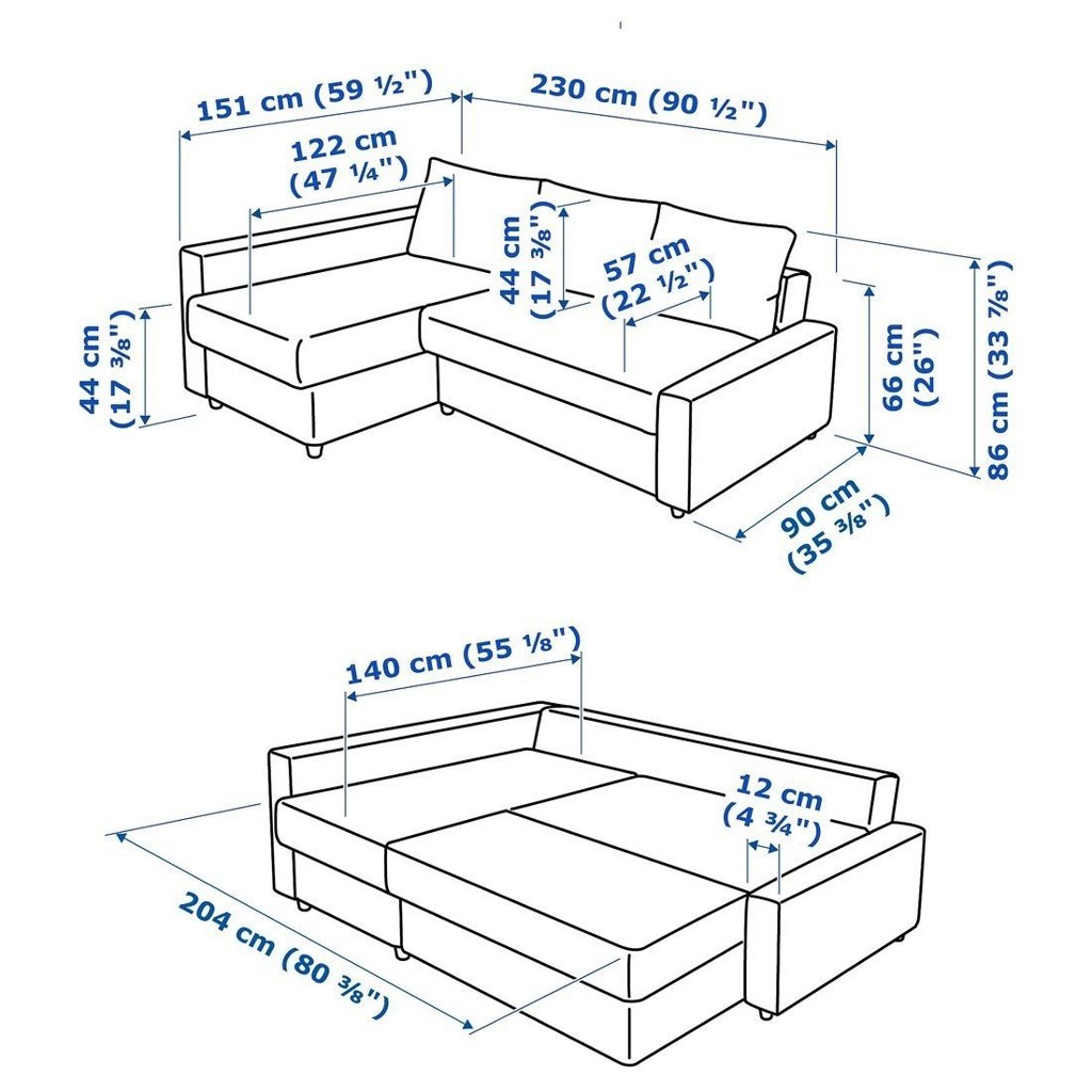 Диван-кровать IKEA FRIHETEN / KLAGSHAMN