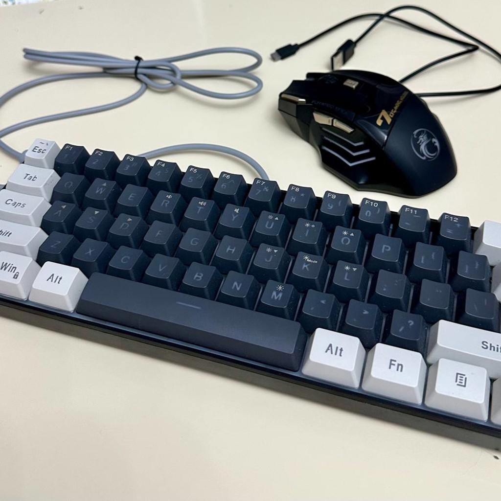 Игровая механическая клавиатура + игровая мышь