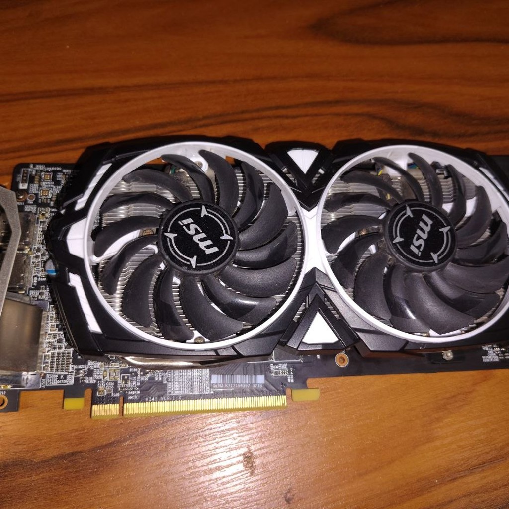 Видеокарта Rx580 8gb msi armor oc