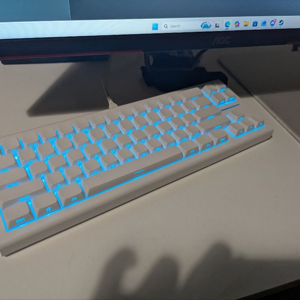 Клавиатура Nubi NK68 HE White