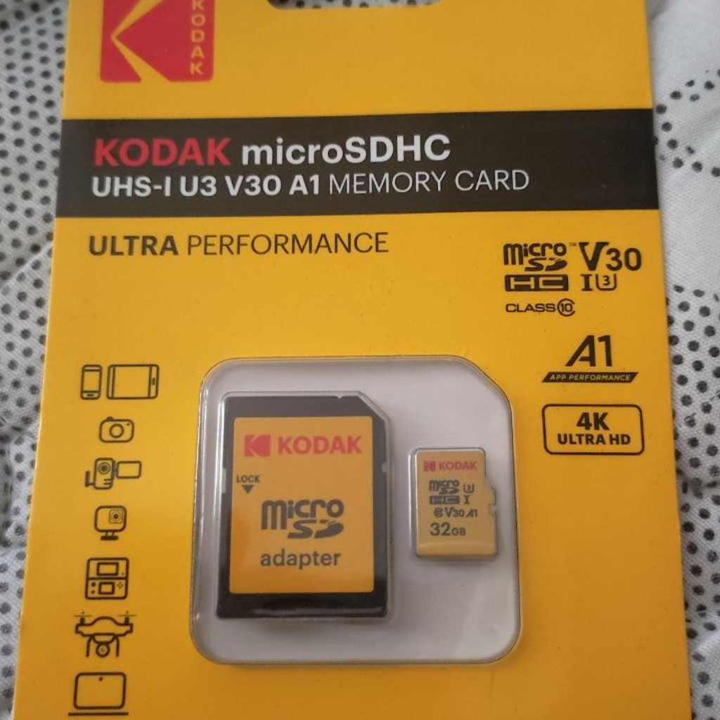 Карта памяти Micro Sd Kodak V30 A1 32GB