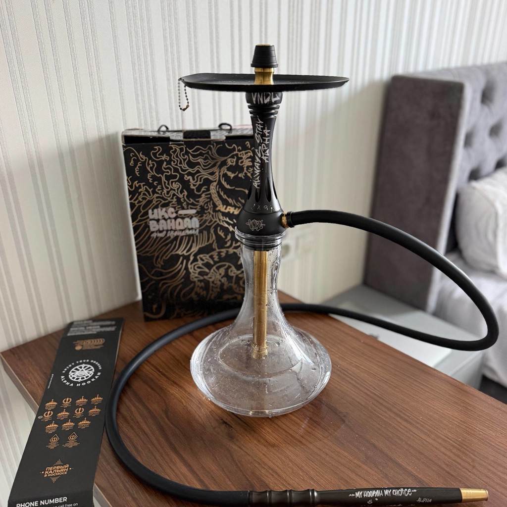 Кальян ALPHA HOOKAH X VNDL JET BLACK