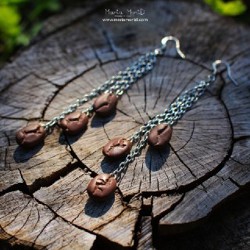 Серьги 'Кофейные зерна' - фото 4