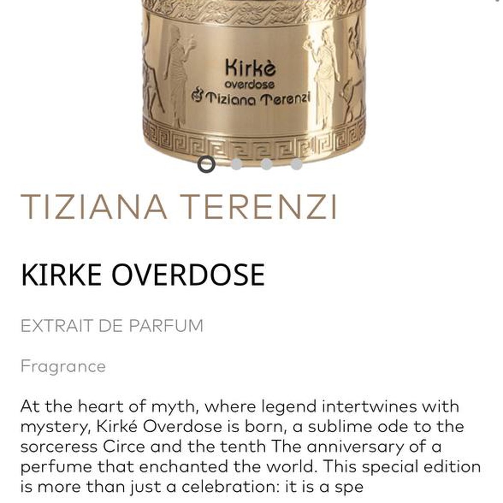 Tiziana Terenzi Kirke Overdose