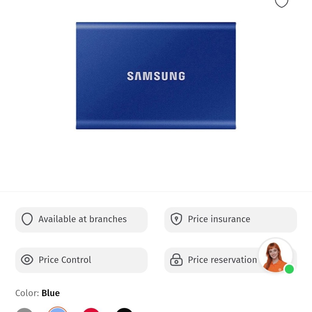 Внешний SSD-диск Samsung T7