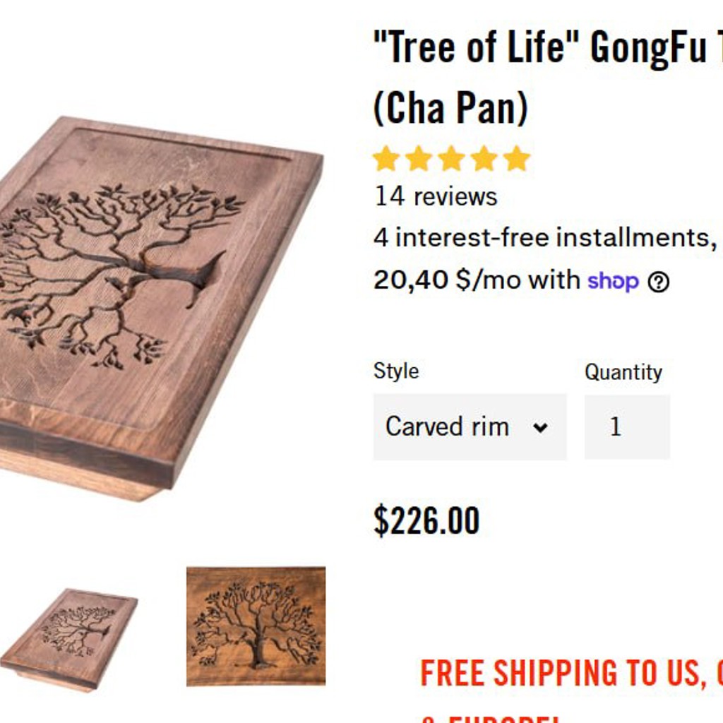 GongFu Tea Tray (Cha Pan)