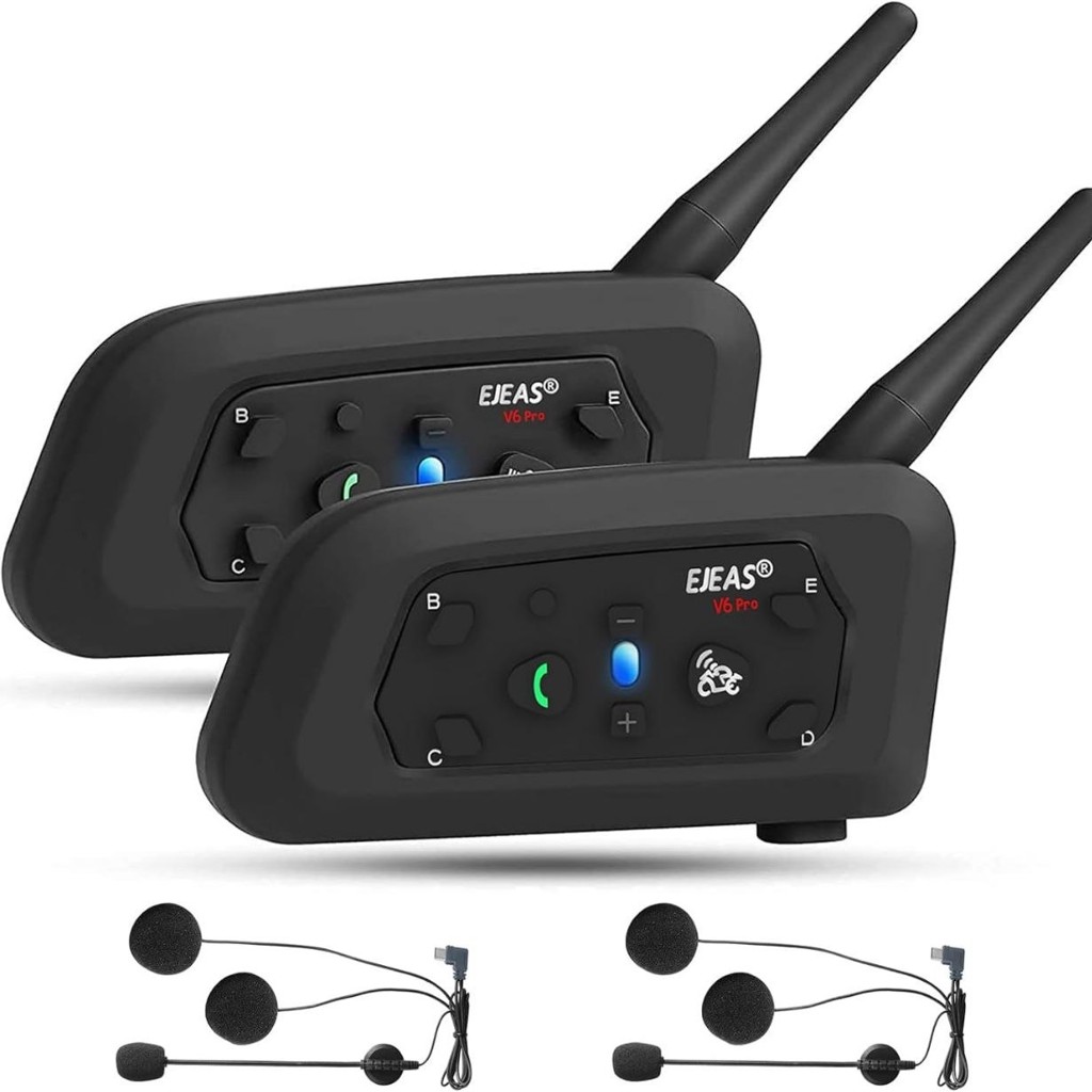 Bluetooth мотогарнитура EJEAS v6 pro