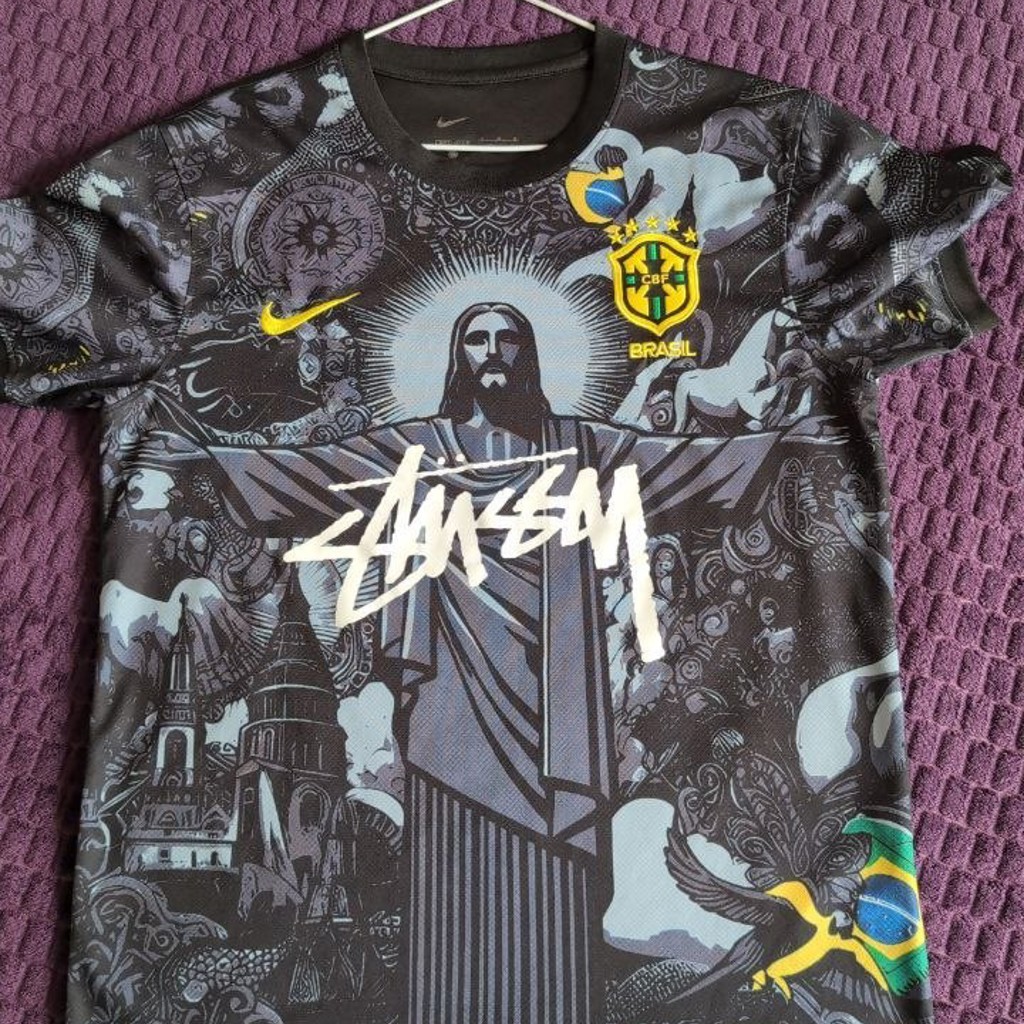 Футболка Nike Dri-Fit x Stüssy Brazil Jesus