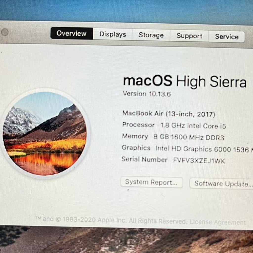MacBook Air 13” 2017