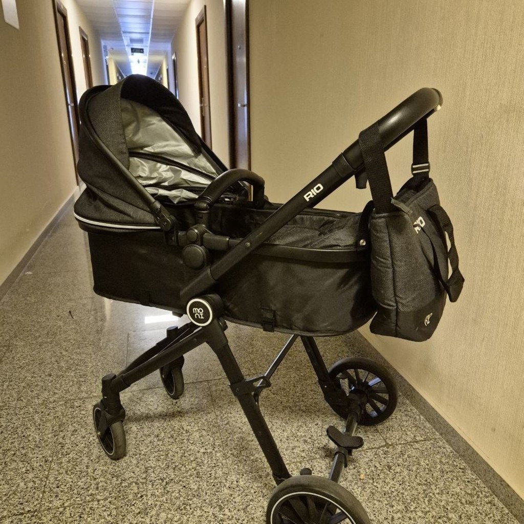 Коляска Moni 3 In 1 Set Rio Black
