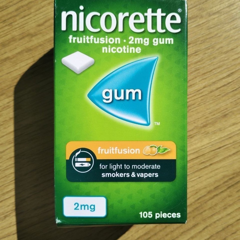 Никотиновая жвачка Nicorette