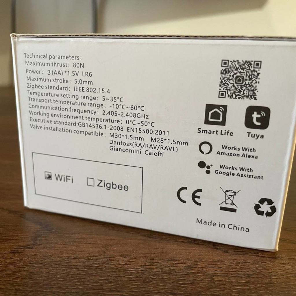 Термоголовка с Wi-Fi управлением