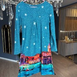 Синее платье - фото 5