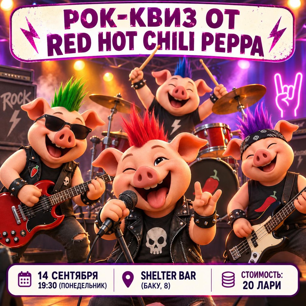 Музыкальный квиз Red Hot Chili Peppa