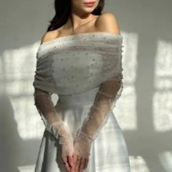Минималистичное свадебное платье - фото 3