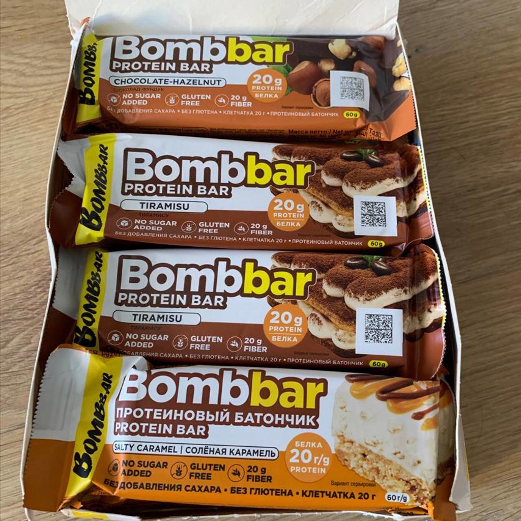Протеиновые батончики Bombbar