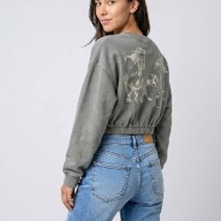 Свитшот H&M укороченный - фото 2
