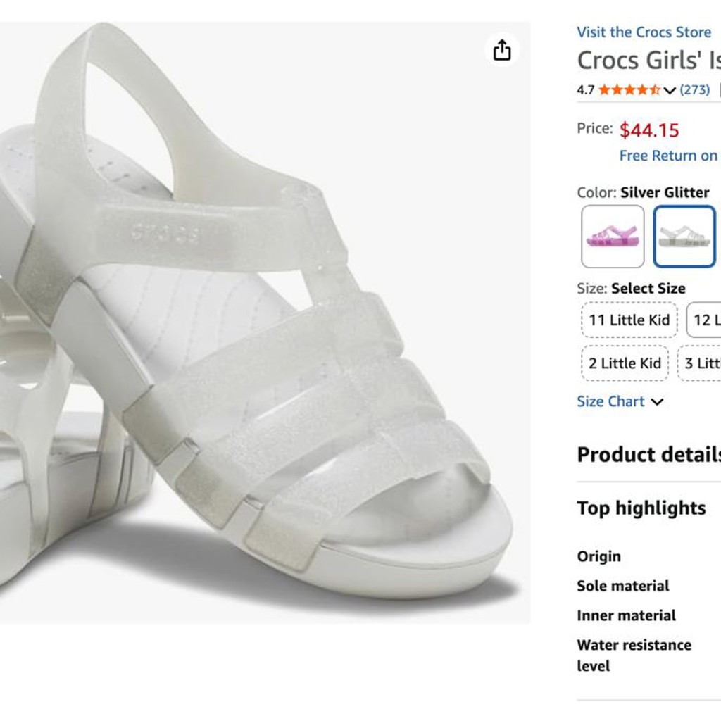 Сандалии Crocs C12