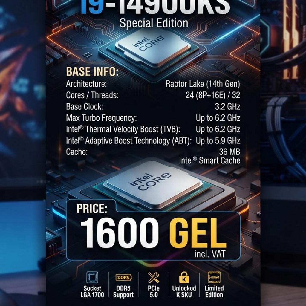 Процессор Intel Core i9-14900KS