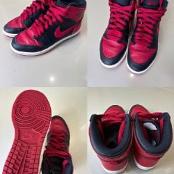 Высокие черно-красные кроссовки Air Jordan 36 - фото 1