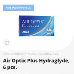 Контактные линзы Air Optix plus HydraGlyde - фото 2