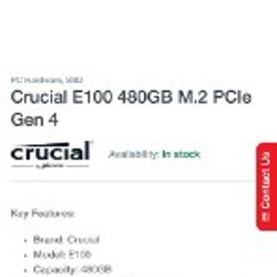 SSD Crucial E100 - фото 2