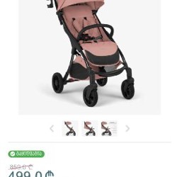 Коляска KikkaBoo Cloe Pink 2023 - фото 2