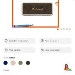 Колонка MARSHALL Emberton III Cream - фото 4