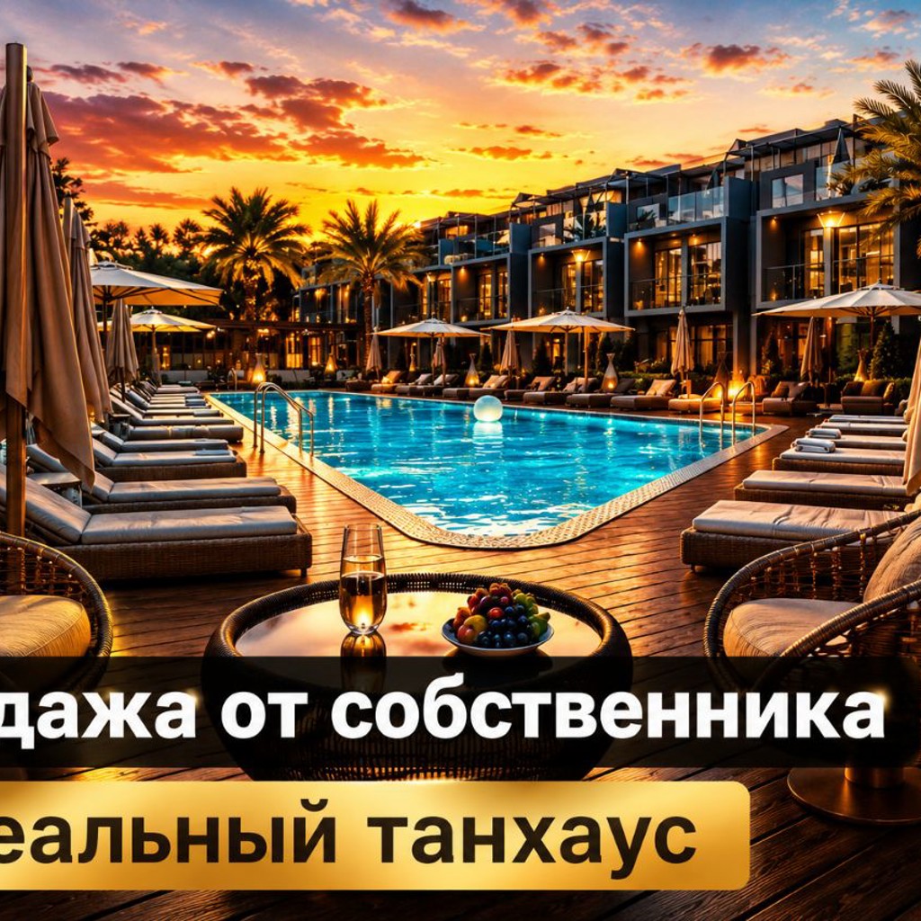 Таунхаус с видом на бассейн
