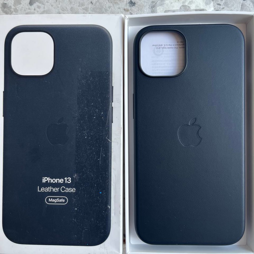 Кожаный чехол на iPhone 13