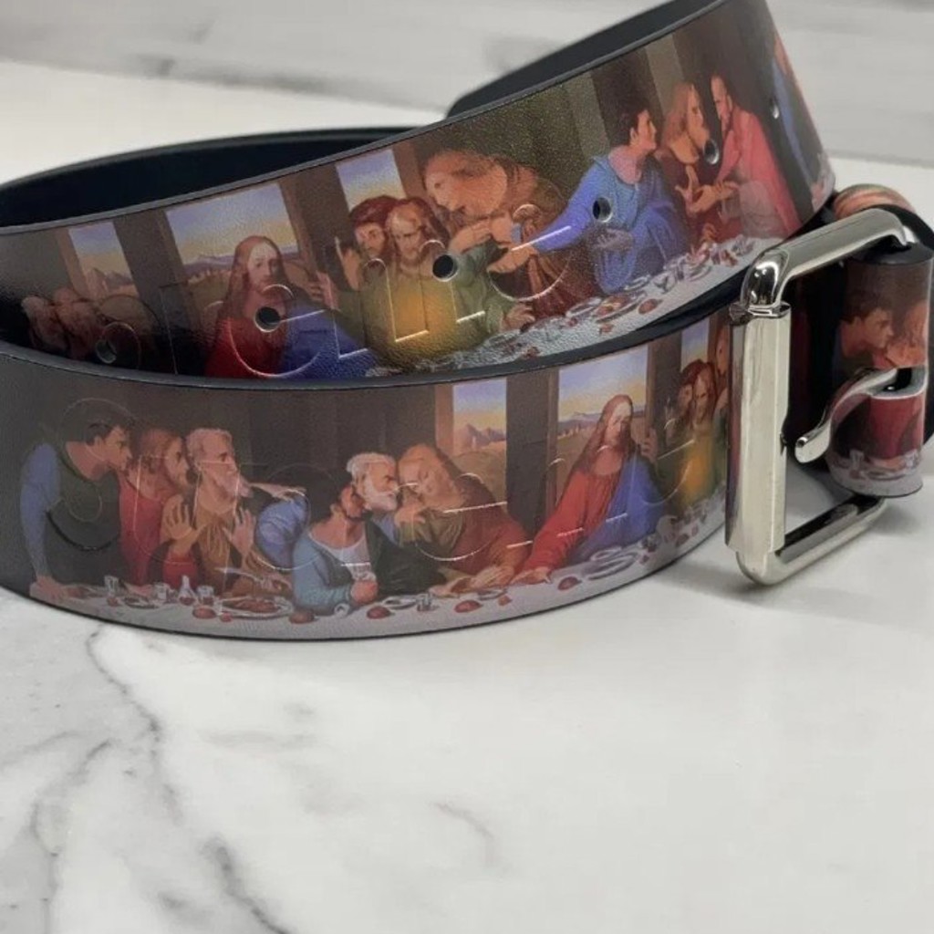Ремень Supreme 'Тайна Вечеря'