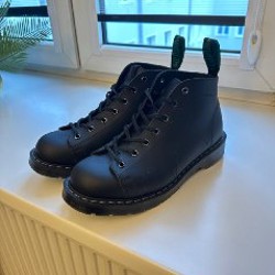 Ботинки Solovair Black Greasy 7 Eye Monkey Boot - фото 2