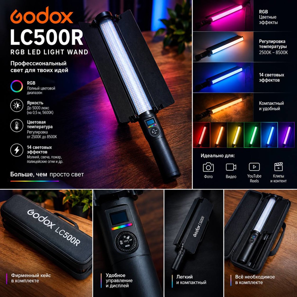 Godox LC500R RGB LED