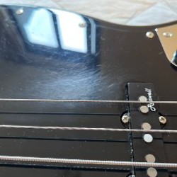 Бас-гитара Harley Benton JB-75MN Black Vintage Series - фото 2