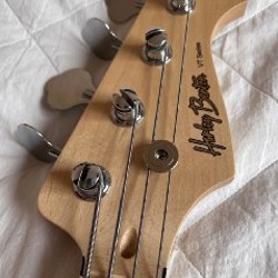 Бас-гитара Harley Benton JB-75MN Black Vintage Series - фото 4