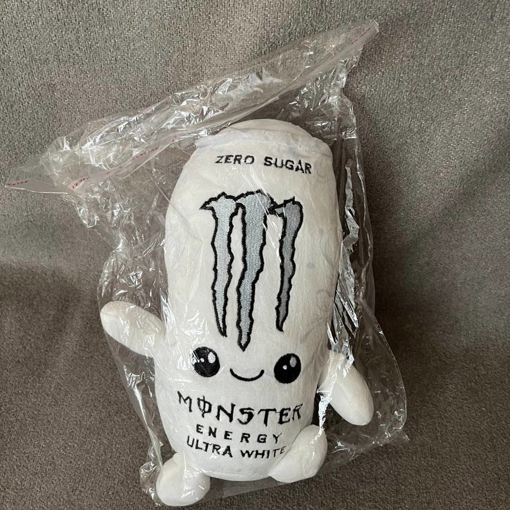 Мягкая игрушка Monster Energy Ultra White