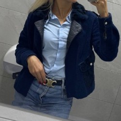 Куртка синяя - фото 8