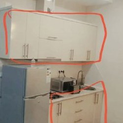 Кухонный гарнитур с варочной панелью и вытяжкой - фото 2