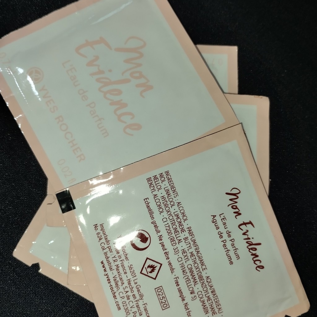 Пробник парфюма Yves Rocher Mon Evidence