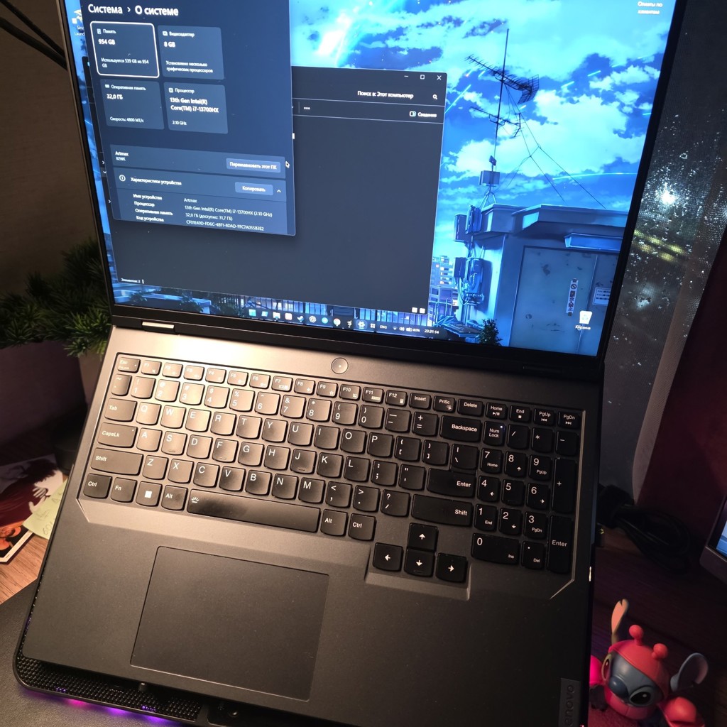 Игровой ноутбук LENOVO LEGION PRO 5 16IRX8