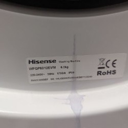 Стиральная машина Hisense WFQP6012EVM - фото 2