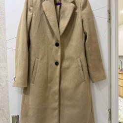 Пальто ZARA бежевое - фото 8